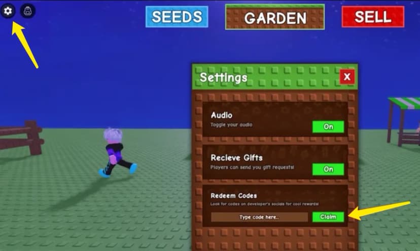 How to redeem Grow A Garden codes in Roblox